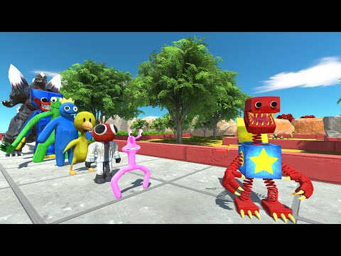 Boxy Boo Fight Space Godzilla DEATH RUN - Animal Revolt Battle Simulator