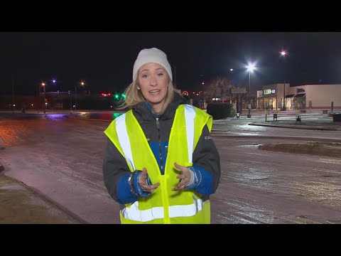 DFW ice storm: What we're seeing on the roads in Fort Worth