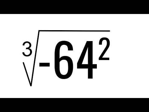 RAÍZ CÚBICA DE UN NÚMERO NEGATIVO. Matemáticas Básicas