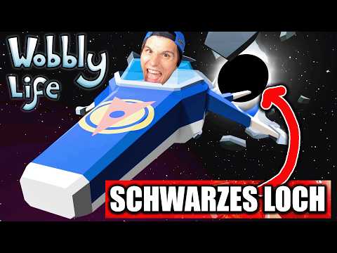 Ich fliege durch das SCHWARZE LOCH im SPACE UPDATE von Wobbly Life