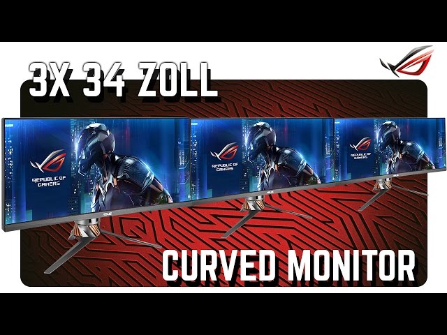 Curved Gaming-Monitor: ROG PG348Q mit 100 Hz und G-Sync