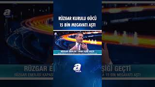 Rüzgar Enerjisi Tarihi Eşiği Geçti #shorts #haber