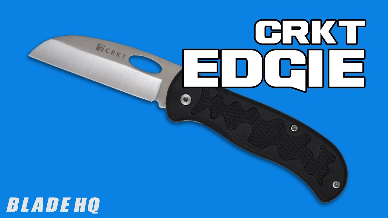 CRKT Edgie 2 Self Sharpening Lockback Knife Blue (3.25" Satin) 6444B