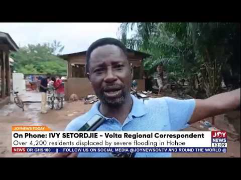 Hohoe Flood: Over 400 homes affected as River Dayi overflows its banks | JoyNews Today