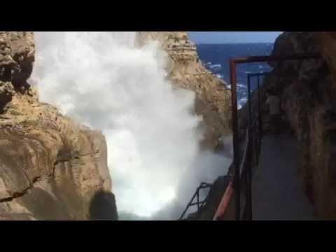 Cold shower at Wied il-Mielaħ - Għarb Gozo 21.09.15