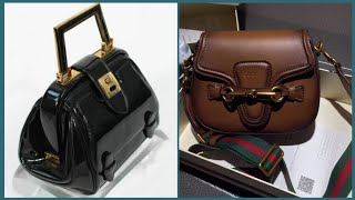 Latest elegant leather handbag designing ideas 