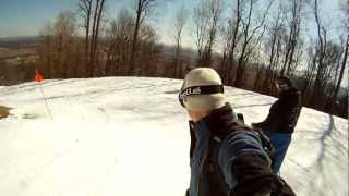 Ski Liberty Sidewinder/Lower Strata - Raw Footage