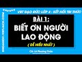 Vở bài tập Đạo đức Lớp 4 Bài 1: Biết ơn người lao động