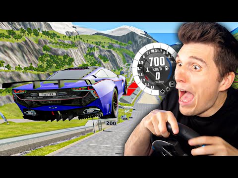 Mit 700km/h über die XXL Sprungschanze (dieses Auto ist zu krank) | BeamNG