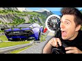 Mit 700km H über Die XXL Sprungschanze Dieses Auto Ist Zu Krank BeamNG