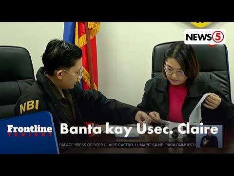 Castro, isinumbong sa NBI ang umano'y death threat sa kanya sa Facebook | Frontline Tonight