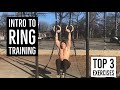 TOP THREE RING EXERCISES EVERY BEGINNER NEEDS TO MASTER | INTRO TO RING TRAINING | NO WEIGHTS NEEDED