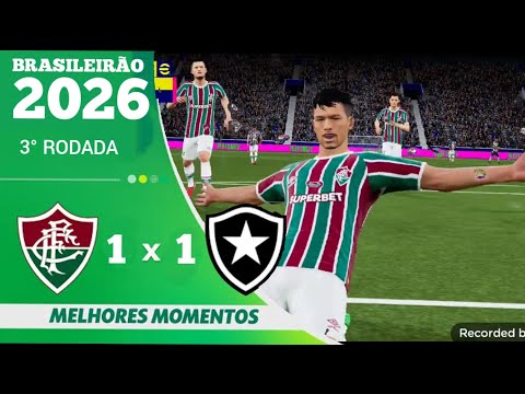 FLUMINENSE 1 X 1 BOTAFOGO | MELHORES MOMENTOS | BRASILEIRÃO 2026 | EFOOTBALL