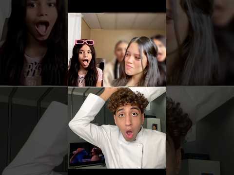 JENNA ORTEGA REACTING TO MY VIDEO 😳