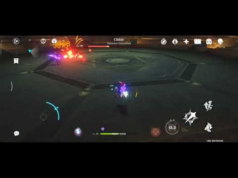 KLEE SOLO VS CHILDE (NO FOOD, NO BUFF)