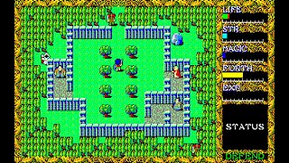 Sharp X1 Game: Hydlide 2 - Shine of Darkness (1985)