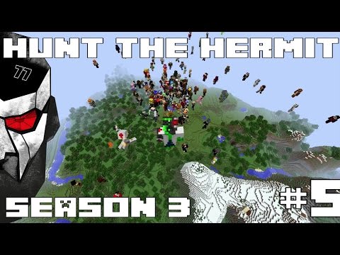 HUNT THE HERMIT  - Minecraft vs 150+ players! - S3E5 [HermitCraft Special UHC]