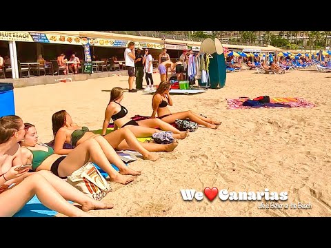 Playa de Amadores Beach Life 🏝️ Gran Canaria March 2023 | We❤️Canarias
