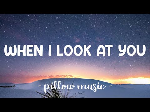 Miley Cyrus - When I Look At You (Lyrics) 🎵
