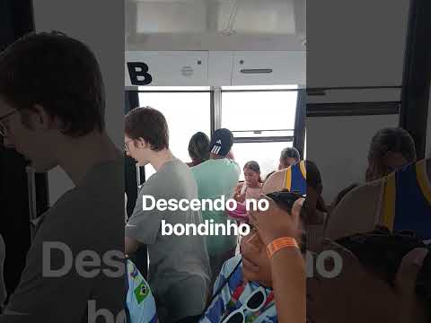 descendo  no  bondinho do pão de açúcar rj Brasil #turismo