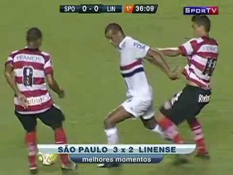 São Paulo 3 x 2 Linense pela 6ª rodada do  Paulista 2011.(03/02/2011)