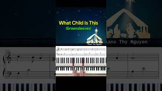 What Child Is This (Greensleeves) #shotrs #pianotutorial