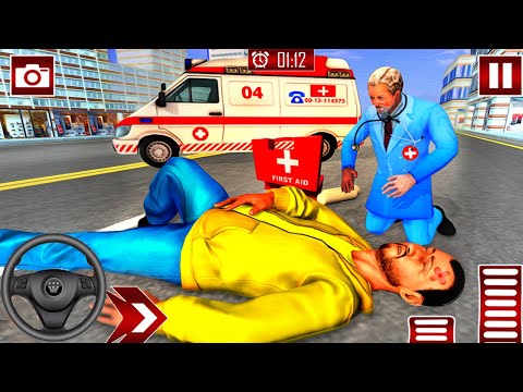 Urban Ambulance Driver Sim - Emergency Van Rescue 3D - Android Gameplay HD #5