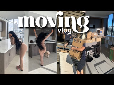 MOVING INTO MY DREAM HIGH RISE AT 21🌃| SIGNING PAPERS + HIRED MOVERS + CLEANING OLD PLACE + RANTS🙄