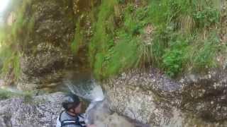 preview picture of video 'RAFTING & KANYONING with RAFTandROLL -  Bovec, Soca River, Slovenia - 2012.06.15-17.'