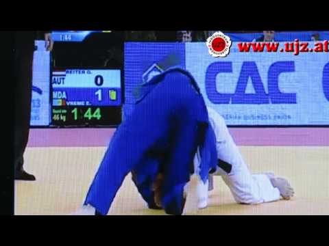 2013 Judo EM Budapest: REITER, Georg (AUT) - VREME Eugeniu (MDA)