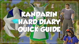 Kandarin Hard Diary Quick Guide - Old School Runescape/OSRS
