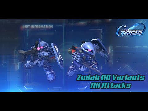 SD Gundam G Generation Eternal - Zudah Series All Attacks | ヅダ シリーズ 全武装