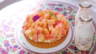 🍑 복숭아 타르트 만들기 🍑 Peach Tarts Recipe | 한세 HANSE