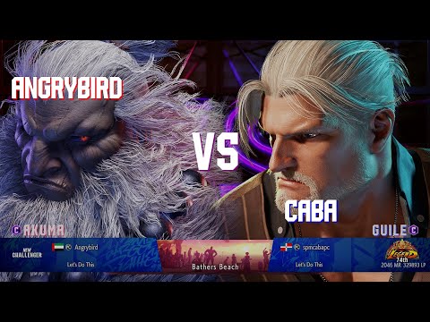SF6 AngryBird (Akuma Classic) Vs caba (Guile Classic)