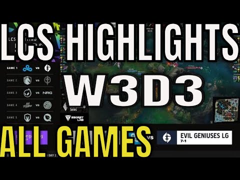 LCS Highlights ALL GAMES W3D3 Summer 2023 - Week 3 Day 3