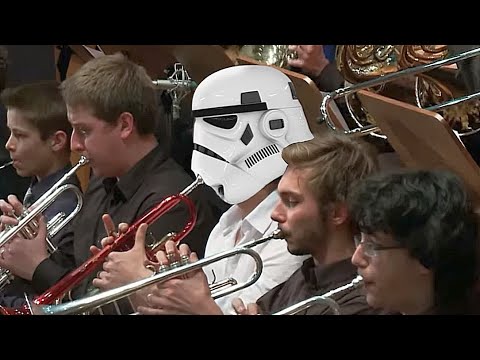 Jedi Orchestra plays Star Wars The Throne Room. Conducted by Jedi Master Andrzej Kucybała