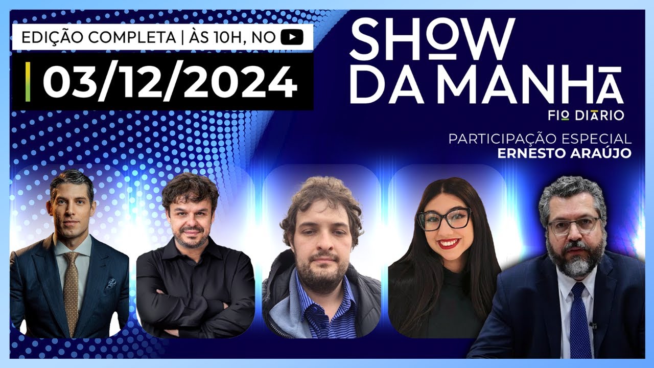 SHOW DA MANHÃ - MARCO ANTÔNIO, ADRILLES, PAULO KOGOS, EDUARDA CAMPOPIANO, ERNESTO ARAÚJO - 03/12/24