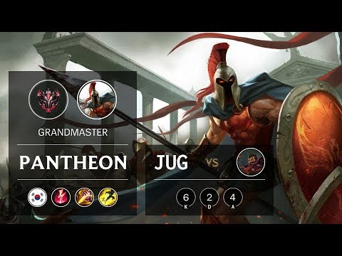 Pantheon Jungle vs Graves - KR Grandmaster Patch 9.10