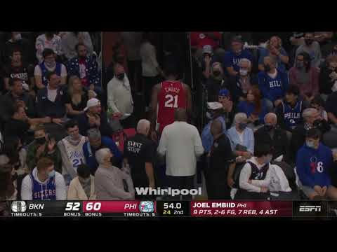 Joel Embiid Holds His Knee and Goes Straight to the Locker Room!
