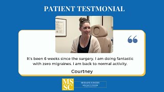 Migraine Surgery Testimonial - Courtney