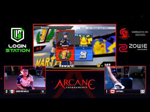 Arcane 2018: MKLeo (Marth/Lucina) vs Captain L (Pikachu) - Grand Final
