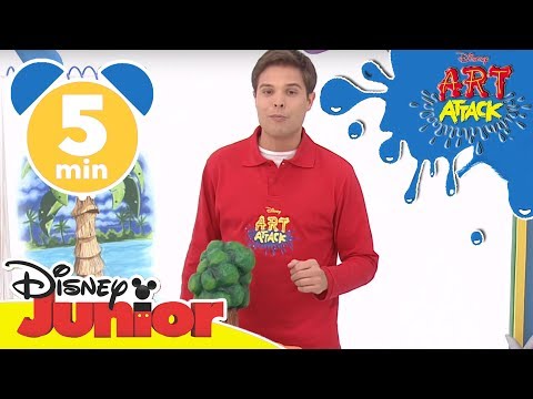 Art Attack Bastelclip 9 - Umweltabenteuerspiel | Disney Junior