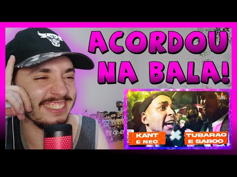 (MUITA PUNCHLINE) KANT E NEO X SABOÓ E TUBARÃO | SEMIFINAL | 267ª Batalha da Aldeia | REACT BAUEB