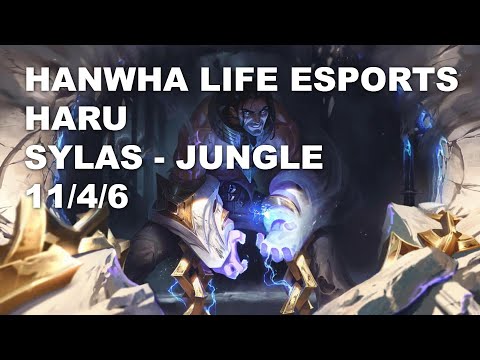 Hanwha Life Esports Haru Jungle Sylas vs Graves - KR Challenger Patch 10.8