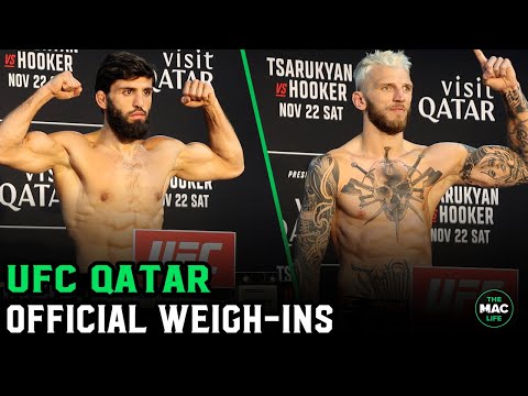 UFC Qatar: OFFICIAL WEIGH-INS