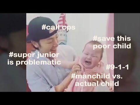 super junior making babies cry