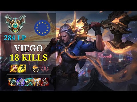 Viego Jungle vs Olaf - 18 kills - Kova Outlandisch EUW Grandmaster (284 LP) Patch 11.3