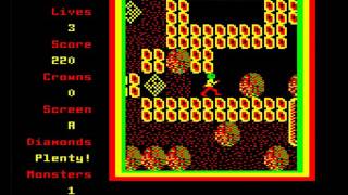 ACORN ELECTRON - REPTON 3 - SUPERIOR - 1987