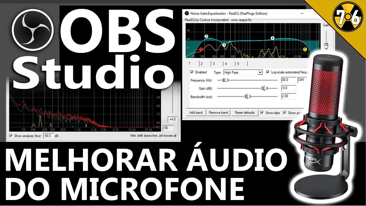 OBS Studio Tutorial Como melhorar o som do microfone com plugins VST