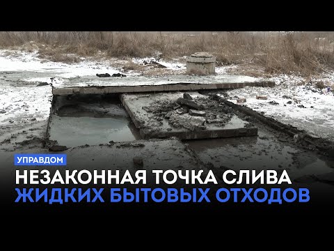 Незаконная точка слива жидких бытовых отходов / «Управдом» (04.12.25)
